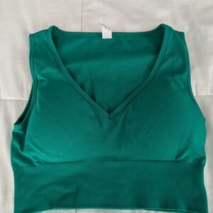 Yogalicious V-neck long line sports bra
